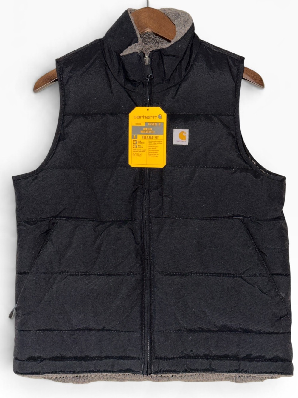Carhartt Women's Montana Relaxed Fit Reversible Insulated Vest Size XS